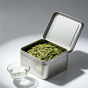 Premium Mingqian Longjing Green Tea 200g Matte Silver Metal Gift Box | Authentic Early Spring Dragon Well Tea