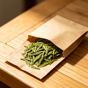 Premium Mingqian Longjing Green Tea 100g Kraft Paper Bag | Authentic Early Spring Dragon Well Tea